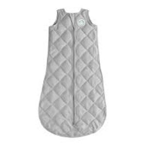 Classic Quilted Grey Kids Sleep Sack - Lightweight Sleeveless Pajama